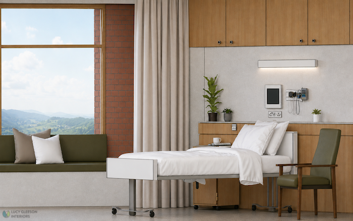biophilic hospital design by Lucy Gleeson Interiors